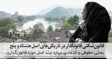قانون شکنی قانونگذار در تاریکیهای اصل هشتاد و پنج قانون - امین پور